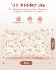 Miss Adola envelope closure prevents zipper contact while replacing the pillow core.