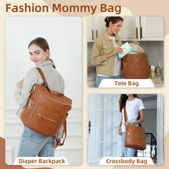 miss fong diaper bag backpack interior-organization shows pockets for quick access