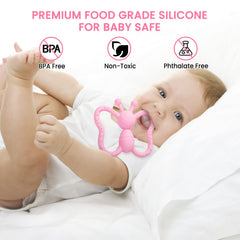 MISSLILI freezer-safe teether stays cool to calm irritated gums