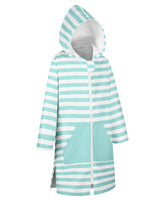 MissShorthair kids hooded towel poncho soft material closeup for gentle skin comfort.
