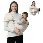 MISSWISDOM baby sling carrier ergonomic-design supports comfortable carrying during daily outings