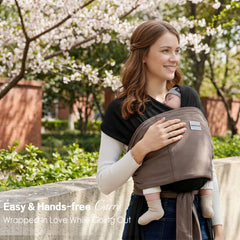 MISSWISDOM Baby Wraps feature ergonomic M-shape seating for natural leg position.