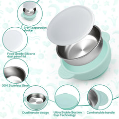 Mity rain suction-base plate shows four-point grip on smooth surfaces for stability.