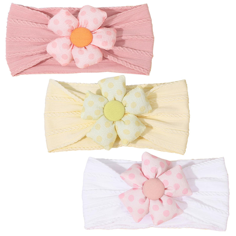 MIUXUESO yellow flower headband on newborn photo prop ideal for keepsake memories.
