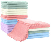 MIXCOOL baby washcloths with soft coral fleece provide gentle cleansing for delicate newborn skin.