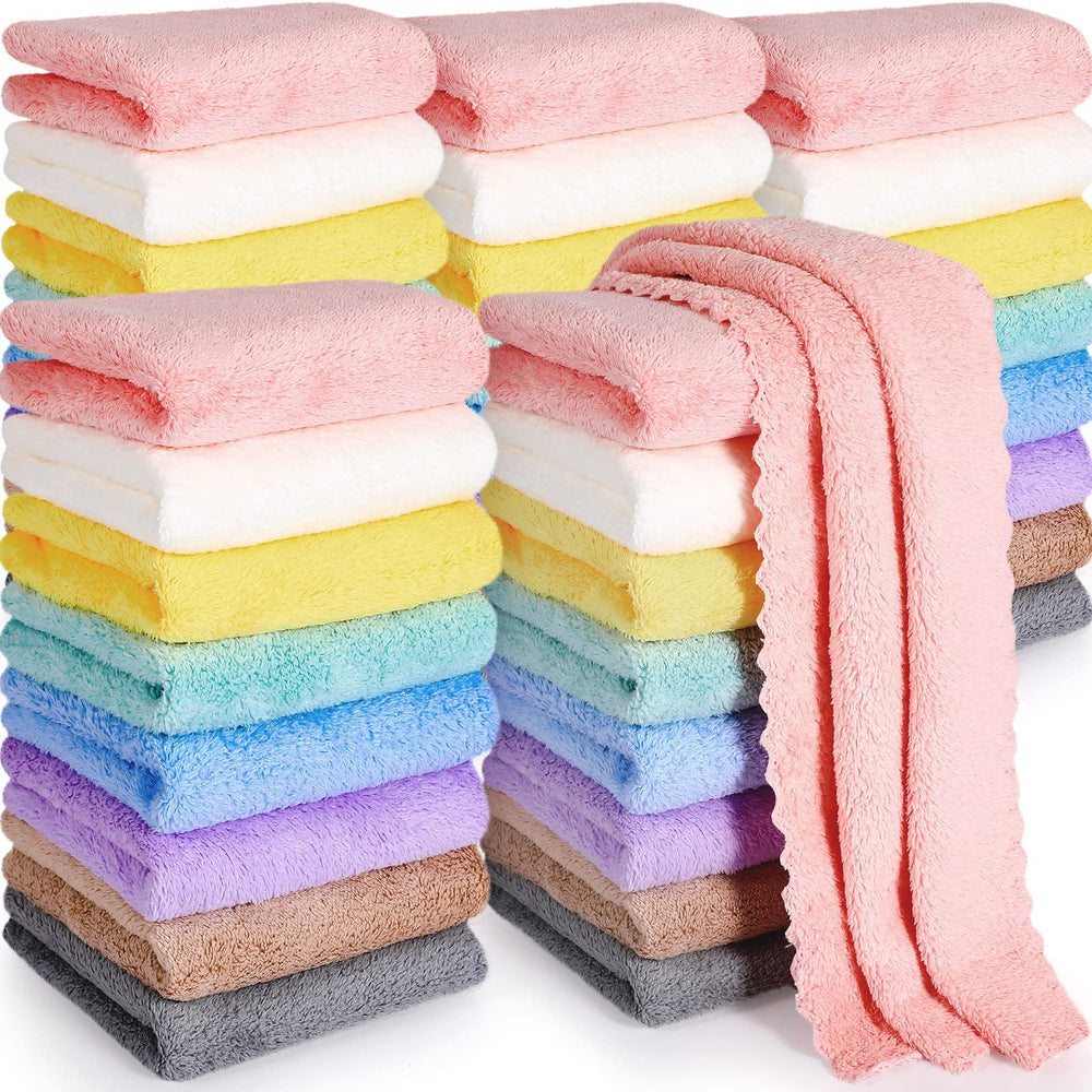Mixweer burp cloths soft coral fleece texture for gentle baby skin care.