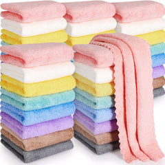 Mixweer burp cloths soft coral fleece texture for gentle baby skin care.