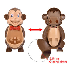 mkool monkey potty side view features removable bowl for easy cleaning.