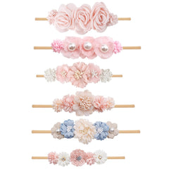 mligril baby headbands nweborn flower bows packaging presents a ready-to-gift set.