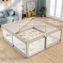 Mloong baby playpen extra-large space supports parent–child playtime.