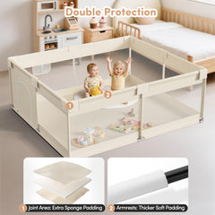 Mloong playpen with suction cup feet enhances stability during wiggles