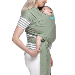 Moby Baby Wrap Classic pear hands-free walk demonstrates easy daily mobility