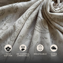 MOBY Bandana Wrap wearing baby demonstrates hands-free versatility for parents