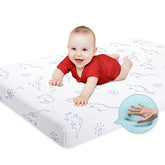 Mochen pack n play mattress pad with dino cover for cozy naps