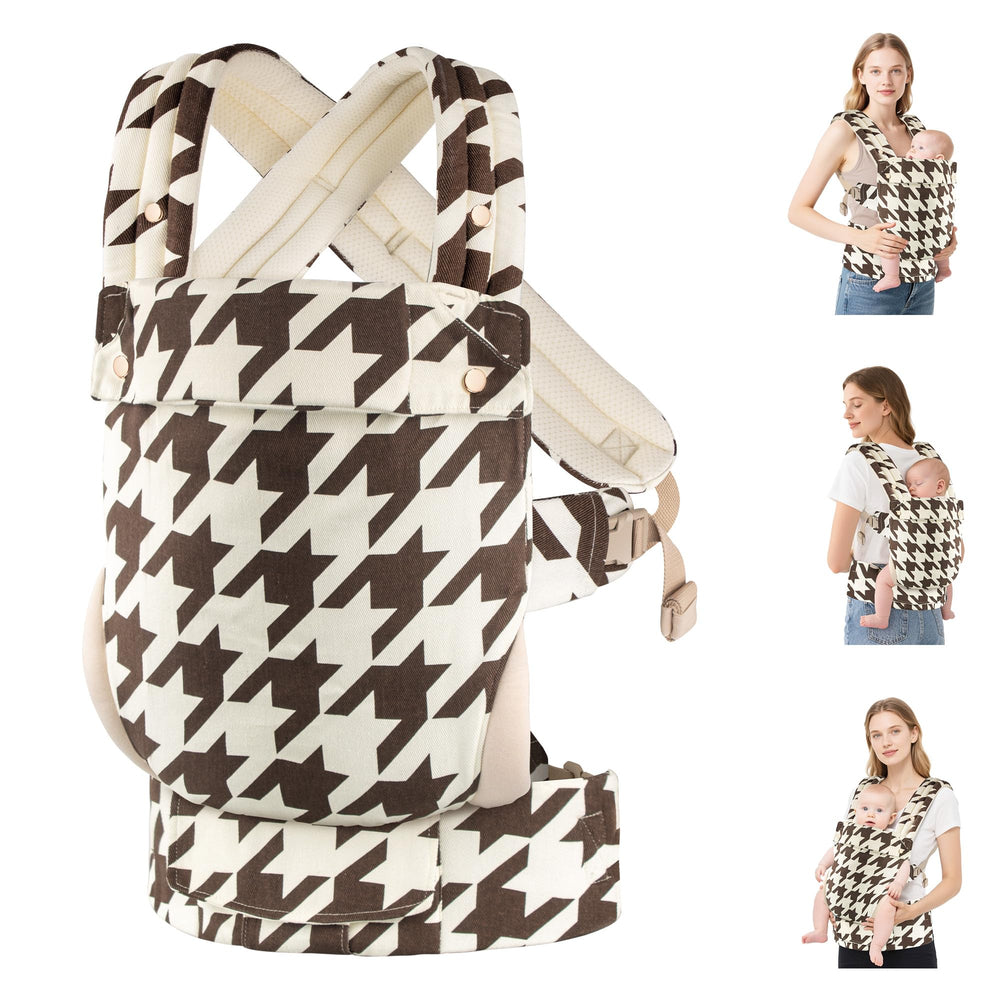 Mockpose baby carrier seat position shows ergonomic support for hip and spine comfort