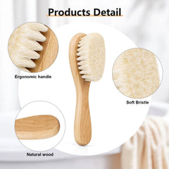 Mocokkiti scalp massage brush promoting gentle circulation during grooming