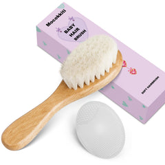 Mocokkiti wooden handle brush highlights natural bamboo and beech wood for eco friendly grooming