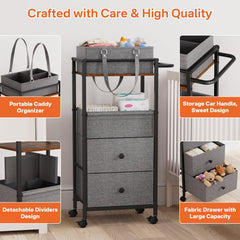 Modanais detachable dividers enable customizable organization of baby items.