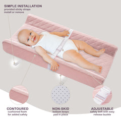 Modera changing pad removable cover organic cotton for easy wash and skin-friendly care.