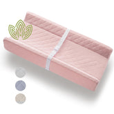 Modera organic cotton changing pad with soft cushion offers gentle diaper changes.