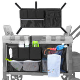 MOJELIM cargo net on W4 Luxe shows organized pockets for toys and towels