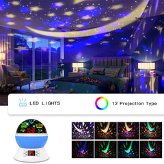 MOKOQI Ceiling Night Light projects onto ceilings for immersive room decor.