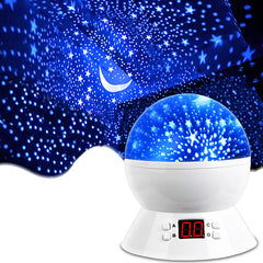 MOKOQI Star Night Light Projector casts stars for a soothing bedtime ambiance.