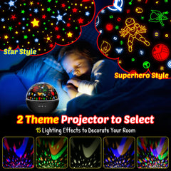 MOKOQI star projector casts calming night-sky visuals for sleep
