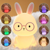 MOKYDUO Bunny Night Light shows 7-color glow for a calming nursery ambience.