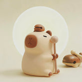 MOKYDUO Capybara Night Light shows colorful glow for calming bedtime rituals