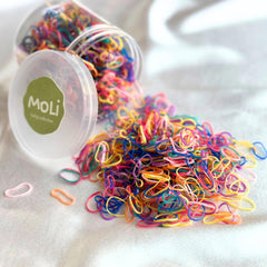 MoLi Baby Collection Durable stretch bands stay secure through busy days.
