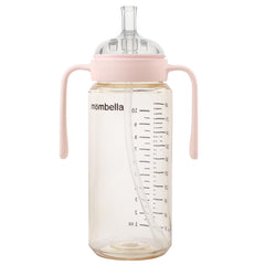 Mombella Classic bottle with handle offers secure grip during feeding