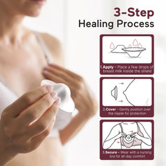 Momcozy 999 silver nipple shields three sizes guide areola-friendly sizing.