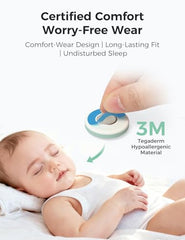 Momcozy app shows temperature trends for easy monitoring