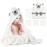 Momcozy baby bath towel hooded close-up highlights ultra-soft fabric for delicate skin