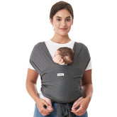Momcozy Baby Carrier AirMesh pool-use shows hands-free supervision and cooling comfort.
