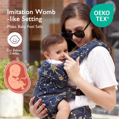 Momcozy baby carrier hands-free design ideal for errands