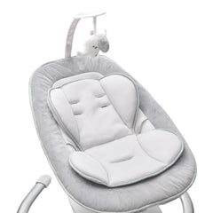 Momcozy Baby Swing Cushion Insert main view highlights plush fabric for gentle soothing.