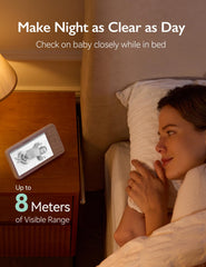 Momcozy BM03 night vision provides clear footage in darkness