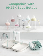 Momcozy bottle drying rack folded for compact storage and quick air-dry.