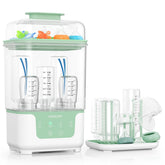 Momcozy bottle sterilizer and dryer in compact design saves kitchen counter space