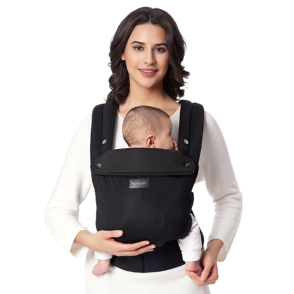 Momcozy breathable mesh panel keeps you and baby cool during long wear.