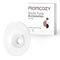 Momcozy double-sealed flange 27mm on M5 pump for better milk expression