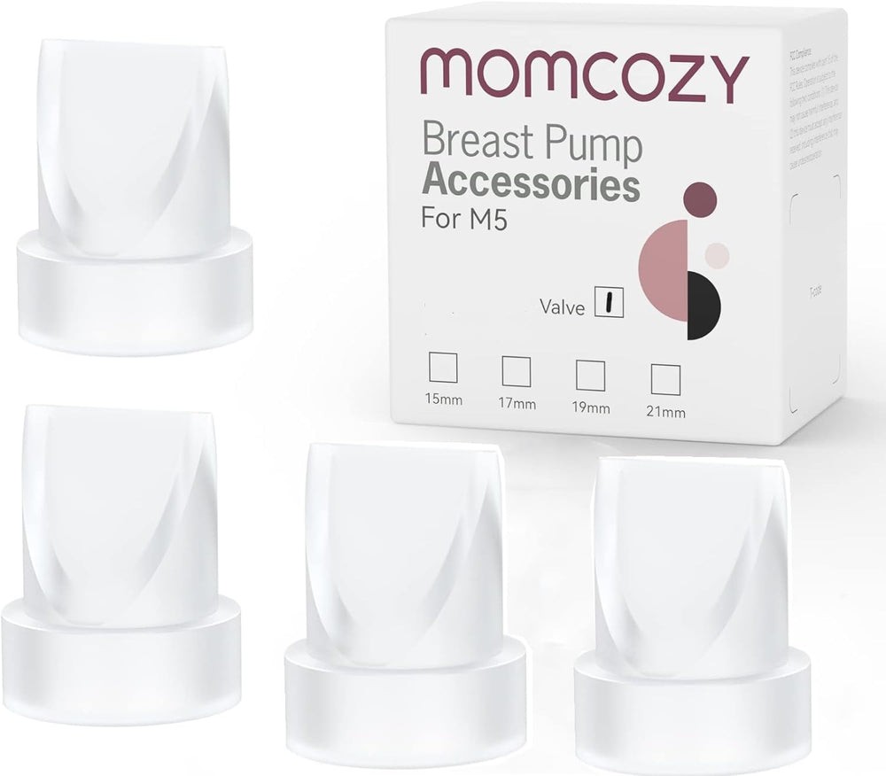 Momcozy duckbill valves for M5 pack: durable silicone to prevent leaks