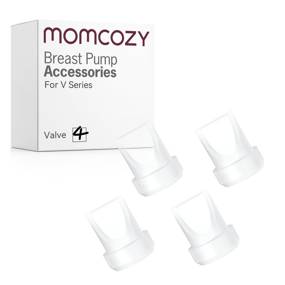 Momcozy duckbill valves for V1 Pro 4-pack deliver dependable milk flow with BPA-free silicone.