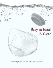 Momcozy easy-clean pump parts guide promotes fast sanitation after use.