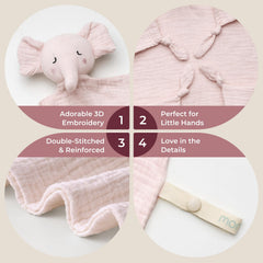 Momcozy Elephant Lovey gift box ready for newborn gifting