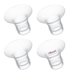 Momcozy flange insert 19mm packaging—ready-to-use accessory for compatible 24mm shields.
