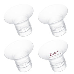 Momcozy flange insert 21mm compatibility demonstrates a versatile adapter for 24mm pump flanges.