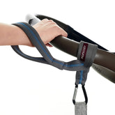 Momcozy handle strap on stroller wrist leash provides secure control on busy sidewalks